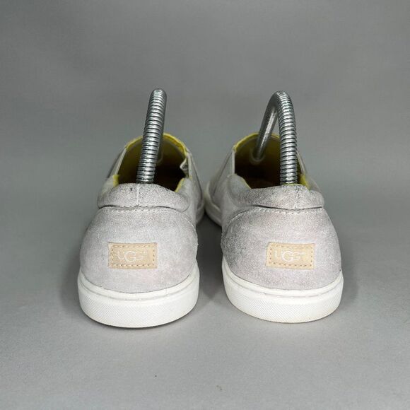 UGG Kitlyn Shoes Women's Size 8 Grey Suede Classic Slip On Loafers Sneakers - Picture 5 of 10